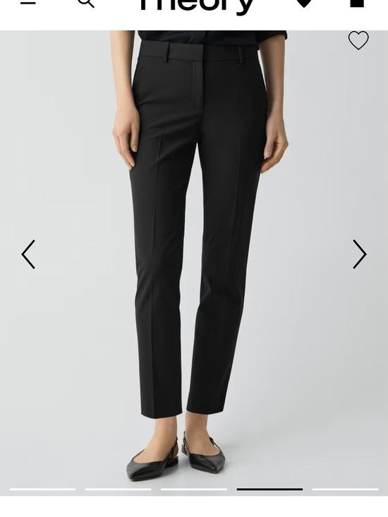 Theory Pants - Theory Teeca Cropped Pants in Good Wool - 8